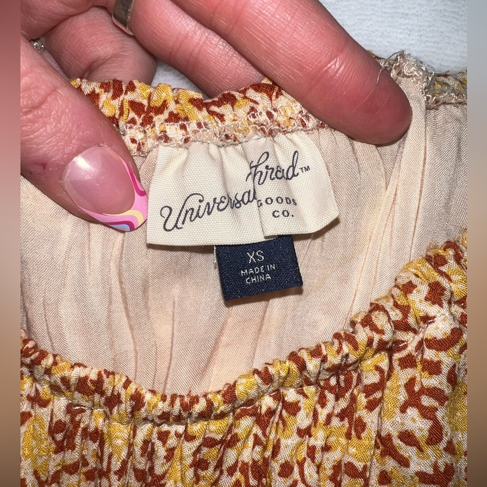 Universal Thread yellow flows dress